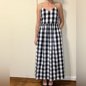 JCrew midi sun dress with pockets